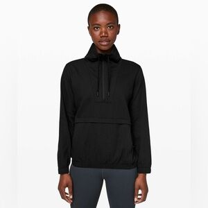 Lululemon X Peloton | Black | Pack Light 1/2 Zip Pullover | Size‎ 8